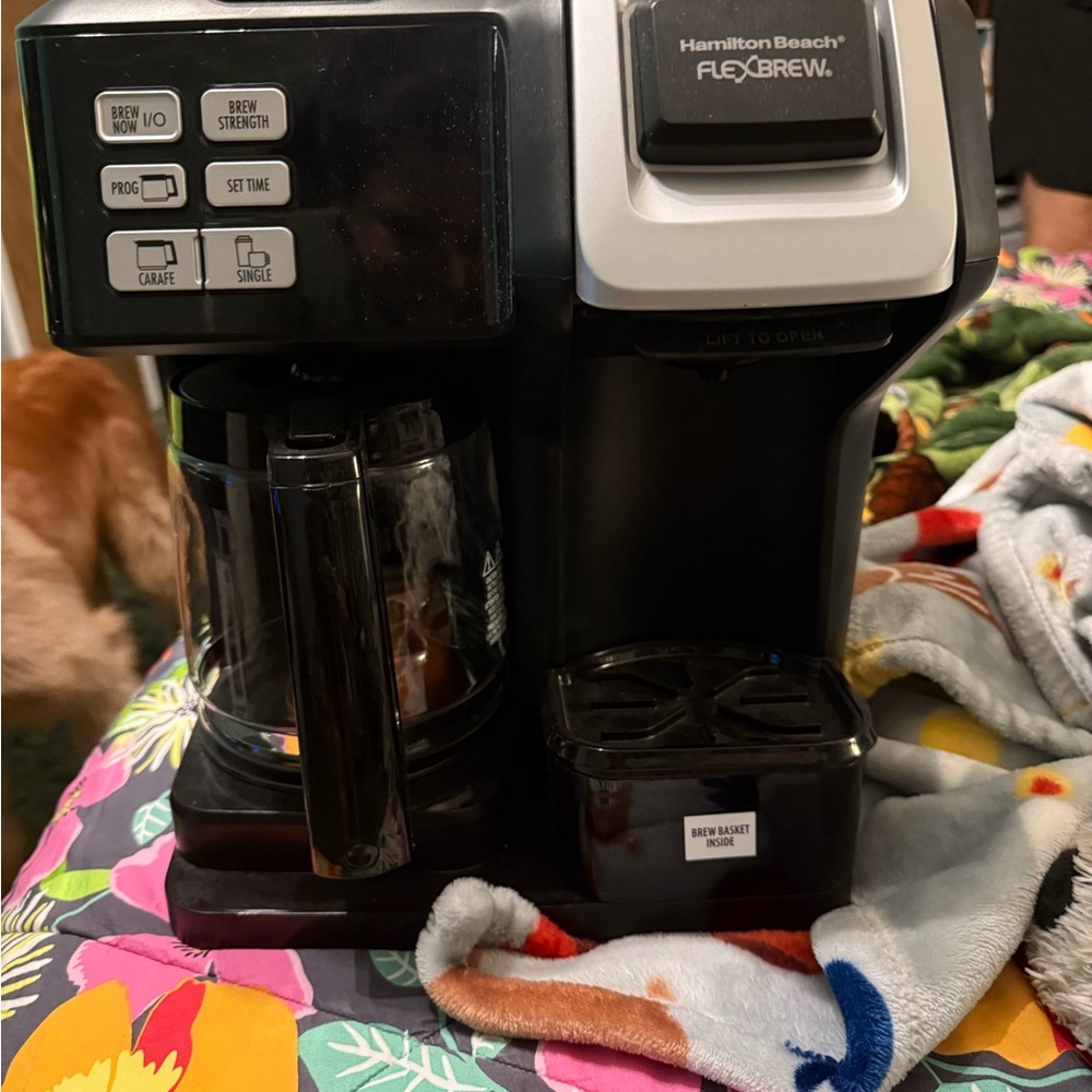 Hamilton beach flex brew coffee machine